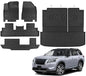 KARPAL Floor Mats for Nissan Pathfinder 2022 2023 2024 2025 2026, TPE Rubber All Weather Protection Floor Liners Accessories Car Mats, Front & 2nd & 3rd Row & Cargo Liner - style: 2022-2026 | For Nissan Pathfinder | Full Set