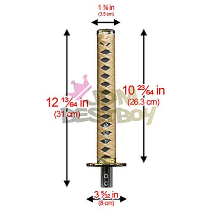 JDMBESTBOY Samurai Sword Gold Black Shift Knob Shifter Alloy Katana Adapters Universal 26cm - color: Gold Black, size: 26cm