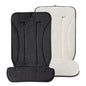 Momcozy Reversible Stroller Cushion | Universal Breathable Stroller Liner | Winter Warm Car Seat Liners | Crib Carriage Cushion Pad | Plush for Winter Use ＆Soft Fabric for All-Season Comfort - color: Carbon Black