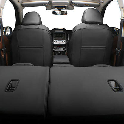 EKR Custom Fit CX5 Car Seat Covers for Select Mazda CX-5 Touring,Grand Touring 2013 2014 2015 2016 - Leatherette (Black) - color: Leather (Black), size: 2013-2016 CX-5 Touring