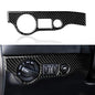 Car Headlight Switch Cover Trim Decals for 2011-2023 Dodge Charger Accessories Carbon Fiber Stickers - color: Headlight Switch Cover