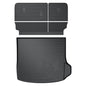 Cargo Mat for Jeep Grand Cherokee 2022-2025 2026 All Weather Cargo Trunk Mat Cargo Liner Back Seat Cover Protector TPE Black Non-Slip 3PCS (5 Seats Include 4XE, NOT for L) - size: 22-26 |Grand Cherokee| Cargo Mat & Backrest Mat