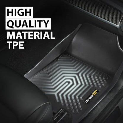 G-PLUS Floor Mats Compatible with Honda Civic 2016-2021 Coupe/Sedan/Fit Civic Hatchback 2017-2021/Fit 16-21 Honda Insight TPE All Weather Full Cover Protection 3 Piece,Black - size: 16-21|Fit Honda Civic & Insight|3PCS