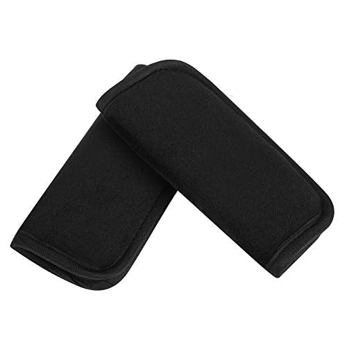Accmor Car Seat Strap Pads for Baby Kids Toddler, Soft Car Seat Strap Covers Shoulder Pads for All Baby Car Seats, Stroller, Pushchair, High Chair - color: Black, size: Medium - 2.7 in * 5.9 in
