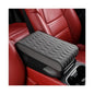 Bittwee Car Center Console Cover, Leather Waterproof Auto Arm Rest Box Cover, Memory Foam Armrest Cushion Protection Pad, Hand Rest Pillow with Height Increase, Universal Car Accessory - color: Gray