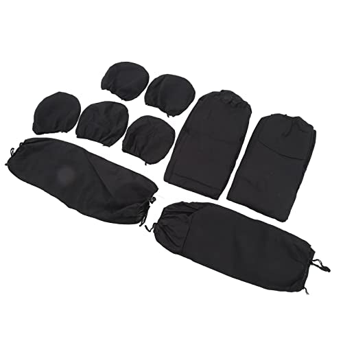 Breathable and Soft Cloth Car Seat Covers Full Set Universal Fit Seat Cover for Comfortable Driving
