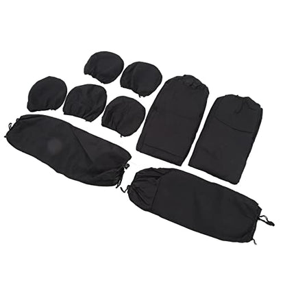Breathable and Soft Cloth Car Seat Covers Full Set Universal Fit Seat Cover for Comfortable Driving