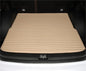 Custom Making Trunk Mats Cargo Mats Fit for 99.9% Sedan SUV All Weather Protection Leather Liners Trunk Mat Cargo Liners (Beige Stripes) - color: Beige stripes