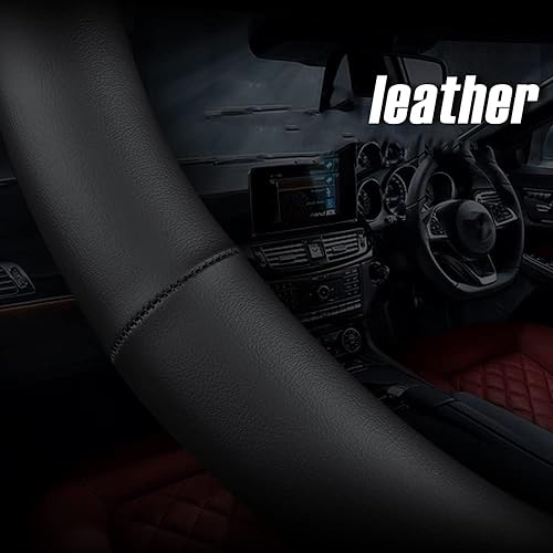 Microfiber Leather Steering Wheel Covers Non-Slip, Breathable 15-16.5 inch Compatible with Toyota 4Runner Tacoma Tundra Highlander -y - color: color-01-yellow