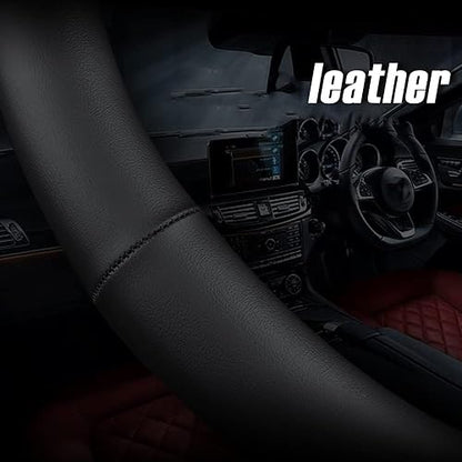 Microfiber Leather Steering Wheel Covers Non-Slip, Breathable 15-16.5 inch Compatible with Toyota 4Runner Tacoma Tundra Highlander -y - color: color-01-yellow