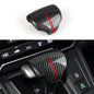 Car Gear Shift Knob Cover Decals for 2017 2018 2019 2020 2021 2022 Honda CR-V Accessories CRV ABS Carbon Fiber Stickers, Black Red - color: Gear Shift Knob Cover, Black Red