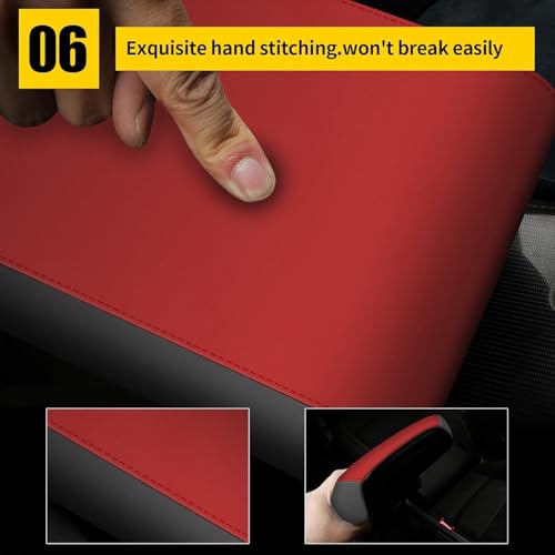 AOMSAZTO Center Console Covers for 2010-2014 Honda Crosstour Red - color: red