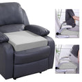 HOMBYS Wedge Recliner Seat Cushion for Long Sitting Chair, Cushion for Elderly Esay to Get Up,5" Thick 20"x20" Large Pressure Relief Seat Cushion for Recliner, Office, Car, Velvet & Foam,Light Grey - color: Light Grey