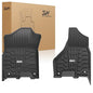 3W Floor Mats for 2019-2025 2026 Dodge Ram 2500/3500 Crew Cab, All Weather TPE Custom Fit Dodge Ram 2500/3500 Floor Liners 1st Row (for Carpet Floor), Front Row,2-pc Black - size: 3.Ram 2500 2019-2026 Front Floor Mats