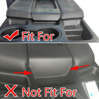 ruihe Black Flocking Center Console and Armrest Organizer Fit for Chevy Silverado & GMC Sierra1500/2500/3500 2019 2020 2021 2022 2023 2024 2025