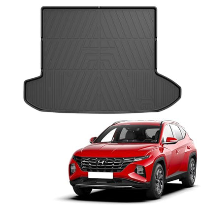 Trunk Mat for Tucson 2022-2025, MERXENG Car Trunk Protector All-Weather Rear Cargo Area Mat Protective Floor Mat for Tucson 2022-2025 - size: for Tucson 2022-2025
