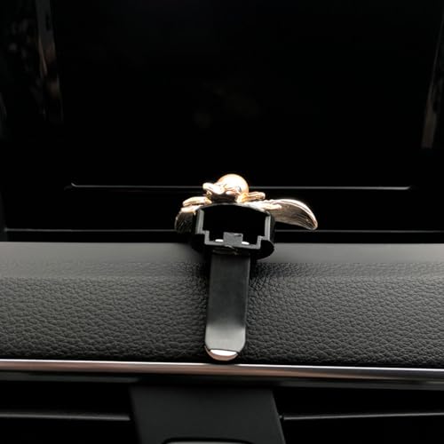 2Pcs Car Air Vent Clip,Bling Crystal Cute Bee Car Air Vent Clips, Car Air Conditioning Outlet Clip Decorative,Rhinestone Car Decoration for Women Interior Decor Bling Car Accessories