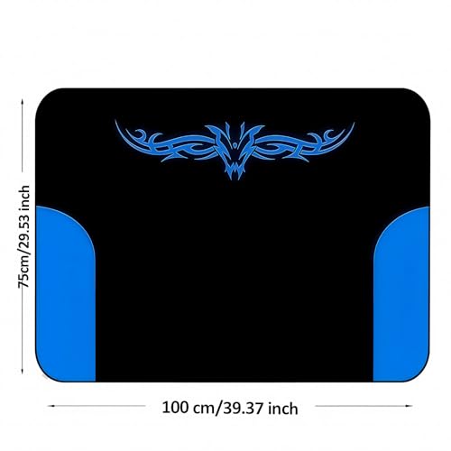 Universal Car Trunk Mat, All Weather Trunk Protection Cargo Liner, Stylish Vehicle Interior Accessories, Durable Cargo Mat Rear Trunk Line Suitable for Most Car (Fashion Blue Lines, 29" x 39") - color: Fashion Blue Lines