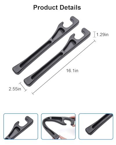 Car Seat Gap Filler, 2 PCS No Drop Seat Guard Drop Seat Gap Fillers Between Seat and Console Stop Things from Dropping Phone and Key Storage (BLACK-01) - color: Black-01