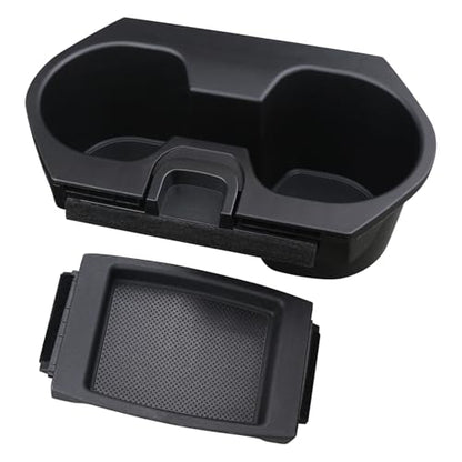Civic Cup Holder Insert & Coin Holder Tray for Center Console Compatible with 10th Gen Civic Lx Ex Si Accessories Coupe Sedan Hatchback Sport 2016-2020 83446-TBA-A01ZA