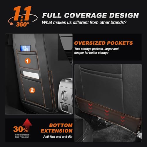 AOMSAZTO Custom Fit Seat Covers for Toyota RAV4 2019 2020 2021 2022 2023 2024 2025 LE XLE XLE Premium Limited, Custom Fit Full Set Faux Leather Black - color: Black, size: RAV4 2019-2025 GAS (LE,XLE,XLE Premium,Limited)