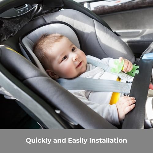 COOLBEBE New 2-in-1 Babybody Cushion for Baby Newborn Infants - Extra Soft Stroller Cushion Pads Car Seat Insert, Perfect for Carseats, Strollers, Swings, Grey - color: Grey