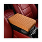 Bittwee Car Center Console Cover, Leather Waterproof Auto Arm Rest Box Cover, Memory Foam Armrest Cushion Protection Pad, Hand Rest Pillow with Height Increase, Universal Car Accessory - color: Yellow