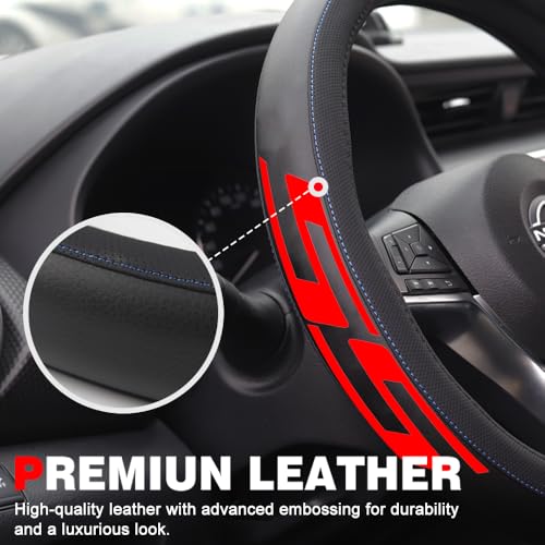 XITER Leather Steering Wheel Cover for Camaro 2016-2024