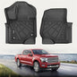 KARPAL Floor Mats for 2015-2026 Ford F-150 Supercrew/Supercab (Includes 2022-2026 Lightning), Custom Fit TPE All Weather Ford F150 Accessories Front Floor Liner - style: 2015-2026 | For Ford F-150 | Front Row