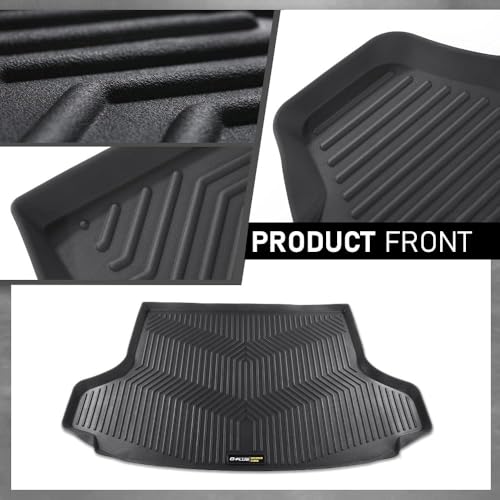 G-PLUS Rear Trunk Mat Compatible with Honda HRV 2023 2024 2025 TPE All Weather Full Cover Protection 1 Piece Black Cargo Mats Floor Mats - size: 23-25|Fit Honda HRV|1PC