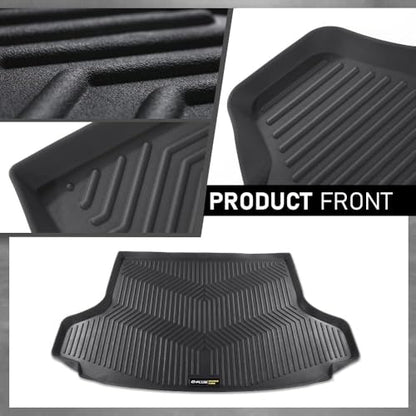 G-PLUS Rear Trunk Mat Compatible with Honda HRV 2023 2024 2025 TPE All Weather Full Cover Protection 1 Piece Black Cargo Mats Floor Mats - size: 23-25|Fit Honda HRV|1PC