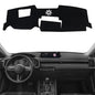 Dashboard Cover Mat for Mazda 2023-2025 2026 CX-50 CX50 Accessories (with HUD) Black Flannel Material Anti-Slip Dash Cover Mat Sunshade Glare UV Rays Protector - size: for Mazda 2023-2026 CX-50