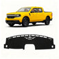 KUST Black Dash Cover for Ford Maverick 2022-2024 2025 2026 (Hybrid)(XL, XLT, Lariat) Polyester Dashboard Cover Non-Slip Center Interior Accessories for Maverick Sunshade No Glare - size: 56.69''×16.93''(Ford Maverick 22-present）