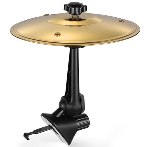 Funny Car Cymbal Air Vent, Mini Crash Drum Cymbal Car Accessory for Stress Relief & Passing Time, Clip-On Vent Gadget, Fits Most Cars SUVs Trucks, Unique Gift for Drivers & Music Lovers - Gold - color: A - Gold