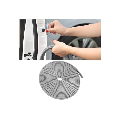 Osilly Car Door Edge Guards, 16Ft Rubber Seal Car Door Edge Trim, U Shape Door Edge Protector Guard, Aluminum Weather Proofing Automotive Door Edge Molding Protection for Most Car (Gray) - color: Gray, size: Style A-16FT