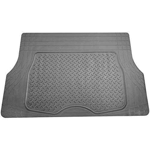 FH Group ClimaProof Universal Cargo Mat – All-Weather, Trimmable Trunk Mat (48" W x 32" D) – Fits Most Cars, SUVs & Trucks – Gray - color: Gray, size: Small