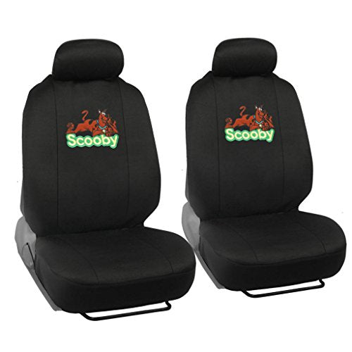 BDK 9 Piece Auto Interior Gift Set - Scooby Doo - A Set of Seat Covers - size: Full Set, style: Scooby Doo