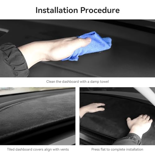 Dash Cover for Toyota Camry 2011 2010 2009 2008 2007 Accessories Flannel Dashboard Cover Dash Mat Center Console Cover Sunshield Protector Pad - size: for Toyota 2007-2011 Camry