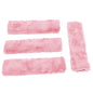 4Pack Seatbelt Covers for Kids,Seat Belt Cushion Cover,Infant Baby Car Seat Neck Shoulder Strap Pads,Soft Newborn Carseat Stroller Straps Covers Accessories(Pink) - color: Pink