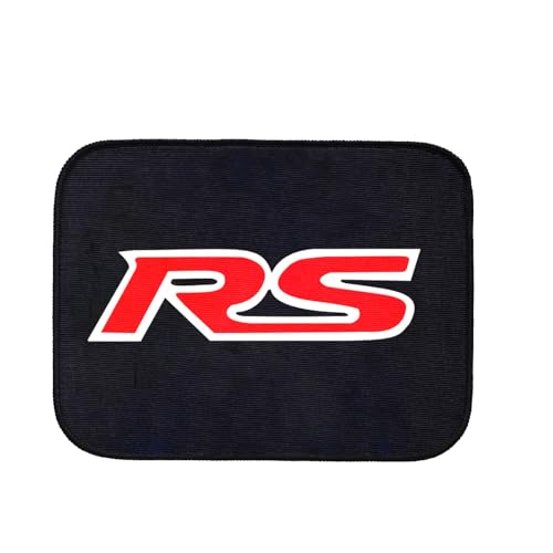 4Pcs Fabric Car Floor Mats,Not PVC,Not Leather Not Rubber Automotive Floor Mats Truck SUV,Durable All-Weather fit Chevy Camaro Floor Mats RS - color: rs