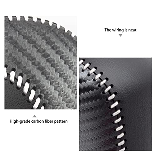 Auto Car Leather Gear Shift Knob Cover for Honda Civic 10th Gen 2021 2020 2019 2018 2017 2016 Accessories (E) - color: E