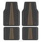FLORICH Car Floor Mats, Heavy Duty Floor Mats for Cars, 4 Piece All-Weather Floor Mats with Anti-Slip Backing, Waterproof Universal Trim-to-Fit, Automotive Floor Mat for Cars SUV Trucks