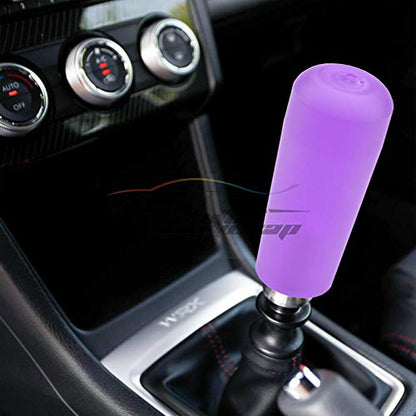 EZAUTO WRAP Purple Shift Knob Stick Frosted Matte Crystal Bubble Long Throw Gear Shifter 15cm - color: Matte Purple, size: 15cm