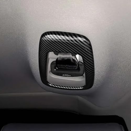 Safety Belt Buckle Cover for Honda CR-V 2017-2023 Accessories Car Decals CRV ABS Carbon Fiber Interior Stickers - color: Safety Belt Buckle Cover