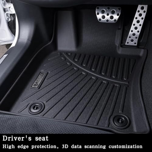 Floor Mats for Chevy Chevrolet Tahoe & GMC Yukon 7seat (Not XL) 2015-2020 & Cargo Mat with Backrest Protection TPE All Weather Protection Floor Liner & Cargo Liners Accessories - size: 【fit 7seat】Floor Mat & Trunk Mat & Backrest Mat