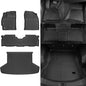 Naibeve Floor Mats for 2012-2017 Toyota Prius V - All Weather Custom for Toyota Prius V Floor Mats & Cargo Mat Waterproof Interior Accessories - size: 2)Prius V|2012-2017