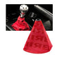 Car Shift Boot Cover, Fabric Shifter Lever Knob Boot Dustproof Cover with Stitch, Manual Automatic Speed Shifter Boots Gear Gaiter for Most Vehicles, Car Accessories (Red) - color: Red
