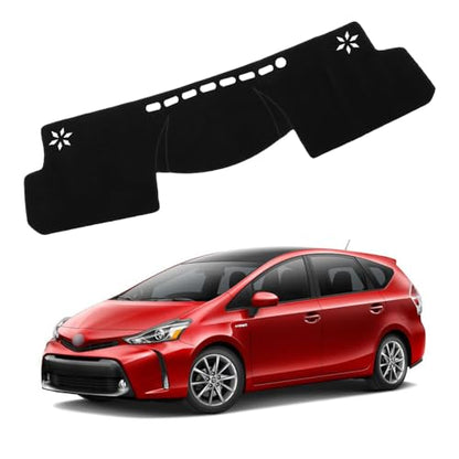 XITER Polyester Dashboard Cover Mat Carpet Dash Nonslip Sun Shade Mat Compatible For Prius v 2012 2013 2014 2015 2016 2017 2018 2019 2020 - size: 2012-2020 Prius v