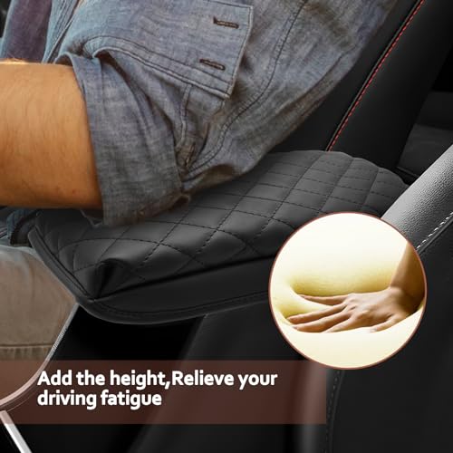 SKTU for 2024 2025 2026 Hyundai Kona Center Console Cover 2024 2025 2026 Kona SE/SEL/N Line/Limited Armrest Pad Cover Kona Seat Box Cover Hyundai Kona 2024 2025 2026 Accessories Center Console Cushion - color: 2024+ Kona