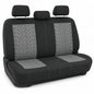 FH Group Rear Set Travel Master Car Seat Covers - Universal Fit, Split Bench Rear Seat, Washable, for SUV, Sedan, Gray - color: Gray, style: Rear Set